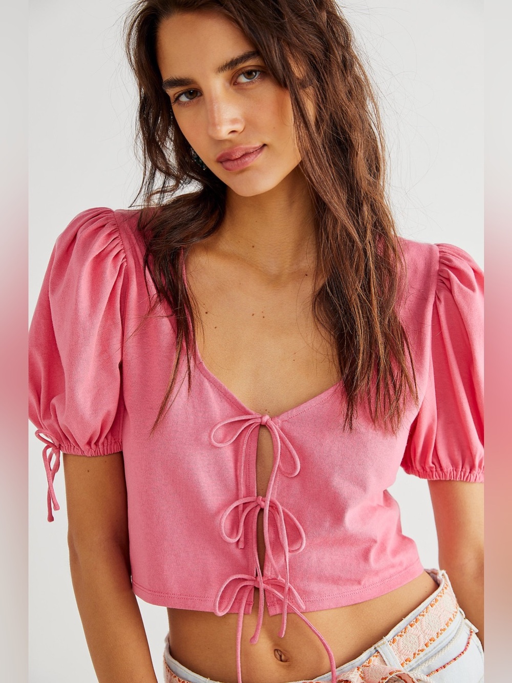 Free People Kitty Tee | Velvet Rose | NWT $68